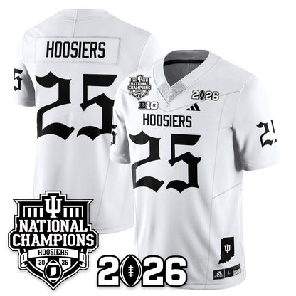 Indiana Hoosiers Gothic Vapor Limited Jersey - 2025 National Champions - All Stitched