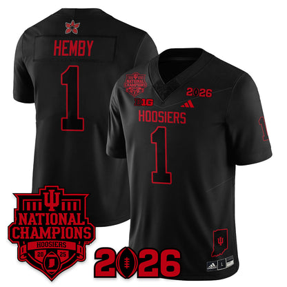 Indiana Hoosiers Stranger Things Vapor Limited Football Jersey - 2025 National Champions - All Stitched