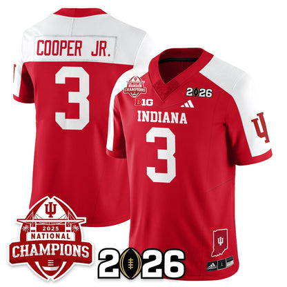 Indiana Hoosiers Vapor Limited Football Jersey V2 - 2025 National Champions - All Stitched