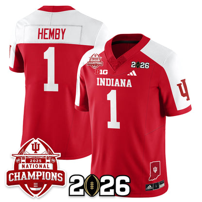 Indiana Hoosiers Vapor Limited Football Jersey V2 - 2025 National Champions - All Stitched