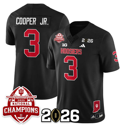 Indiana Hoosiers Vapor Limited Football Jersey V2 - 2025 National Champions - All Stitched