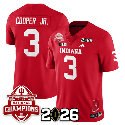 Indiana Hoosiers Vapor Limited Football Jersey V2 - 2025 National Champions - All Stitched