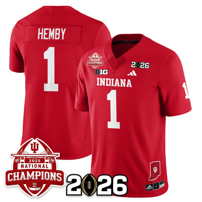 Indiana Hoosiers Vapor Limited Football Jersey V2 - 2025 National Champions - All Stitched