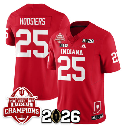 Indiana Hoosiers Vapor Limited Football Jersey V2 - 2025 National Champions - All Stitched
