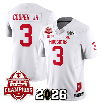 Indiana Hoosiers Vapor Limited Football Jersey V2 - 2025 National Champions - All Stitched