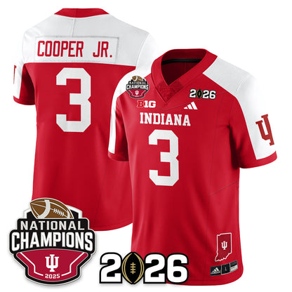 Indiana Hoosiers Vapor Limited Football Jersey V3 - 2025 National Champions - All Stitched