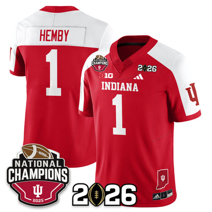 Indiana Hoosiers Vapor Limited Football Jersey V3 - 2025 National Champions - All Stitched