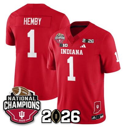 Indiana Hoosiers Vapor Limited Football Jersey V3 - 2025 National Champions - All Stitched