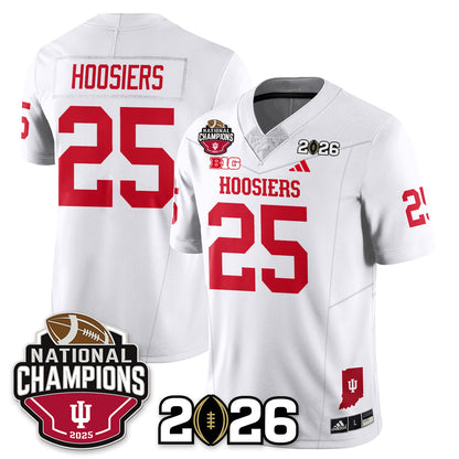 Indiana Hoosiers Vapor Limited Football Jersey V3 - 2025 National Champions - All Stitched