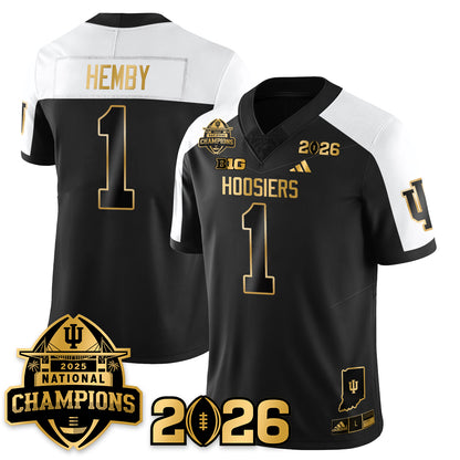 Indiana Hoosiers Vapor Limited Football Jersey V2 - 2025 National Champions - All Stitched