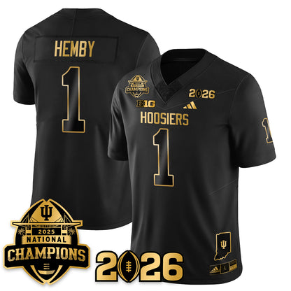Indiana Hoosiers Vapor Limited Football Jersey V2 - 2025 National Champions - All Stitched