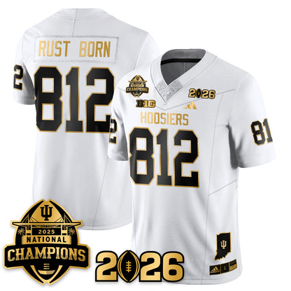Indiana Hoosiers Vapor Limited Football Jersey V2 - 2025 National Champions - All Stitched