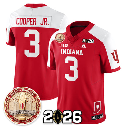 Indiana Hoosiers Vapor Limited Football Jersey V4 - 2025 National Champions - All Stitched