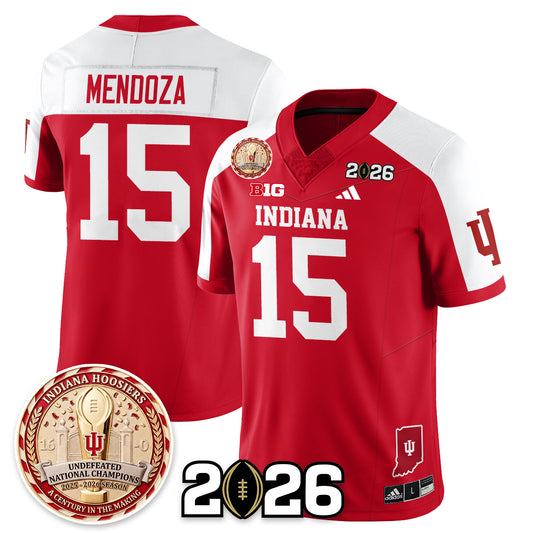 Indiana Hoosiers Vapor Limited Football Jersey V4 - 2025 National Champions - All Stitched
