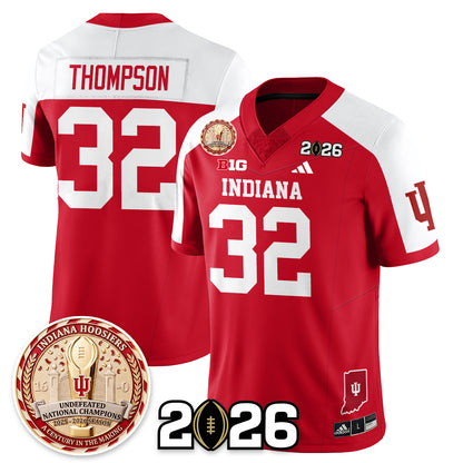 Indiana Hoosiers Vapor Limited Football Jersey V4 - 2025 National Champions - All Stitched