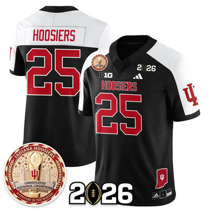 Indiana Hoosiers Vapor Limited Football Jersey V4 - 2025 National Champions - All Stitched
