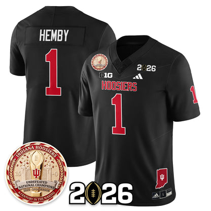 Indiana Hoosiers Vapor Limited Football Jersey V4 - 2025 National Champions - All Stitched