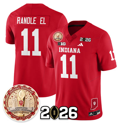 Indiana Hoosiers Vapor Limited Football Jersey V4 - 2025 National Champions - All Stitched