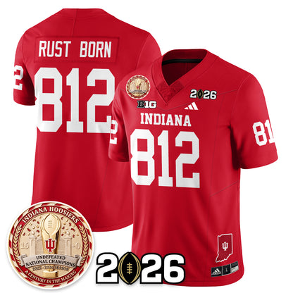 Indiana Hoosiers Vapor Limited Football Jersey V4 - 2025 National Champions - All Stitched