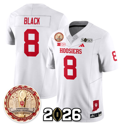 Indiana Hoosiers Vapor Limited Football Jersey V4 - 2025 National Champions - All Stitched