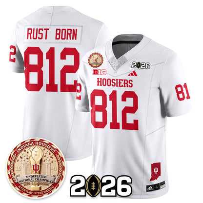 Indiana Hoosiers Vapor Limited Football Jersey V4 - 2025 National Champions - All Stitched