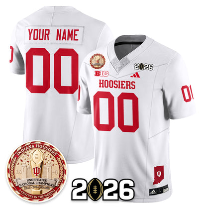 Indiana Hoosiers Vapor Limited Football Custom Jersey V4 - 2025 National Champions - All Stitched
