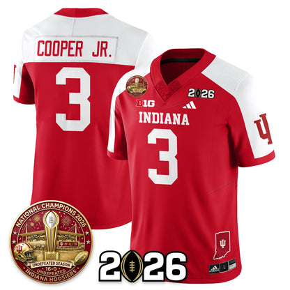 Indiana Hoosiers Vapor Limited Football Jersey V5 - 2025 National Champions - All Stitched
