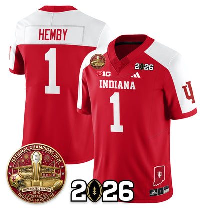 Indiana Hoosiers Vapor Limited Football Jersey V5 - 2025 National Champions - All Stitched