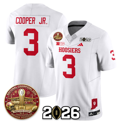 Indiana Hoosiers Vapor Limited Football Jersey V5 - 2025 National Champions - All Stitched
