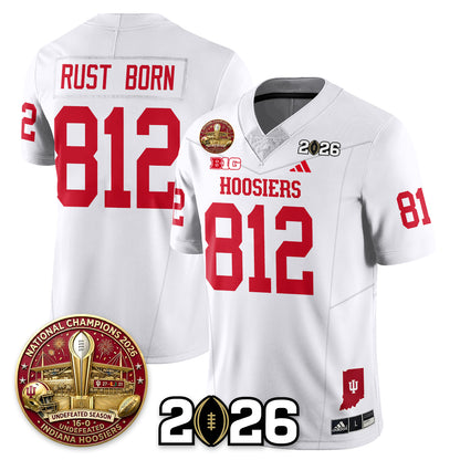 Indiana Hoosiers Vapor Limited Football Jersey V5 - 2025 National Champions - All Stitched