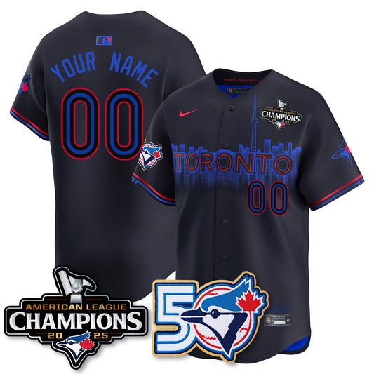 Custom TOR 2025 American League Champions Vapor Limited Jersey - 50th Season - Stitched