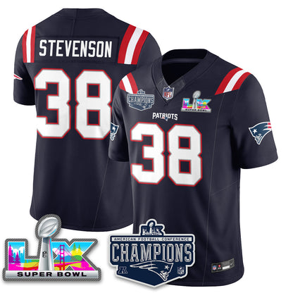 NE 2025 AFC Champions Vapor Limited Jersey - All Stitched