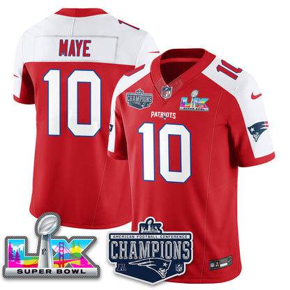 NE 2025 AFC Champions Vapor Limited Jersey - All Stitched