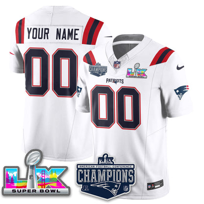 NE 2025 AFC Champions Vapor Limited Jersey - All Stitched