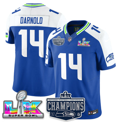 SEA 2025 NFC Champions Vapor Limited Jersey - All Stitched