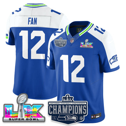 SEA 2025 NFC Champions Vapor Limited Jersey - All Stitched