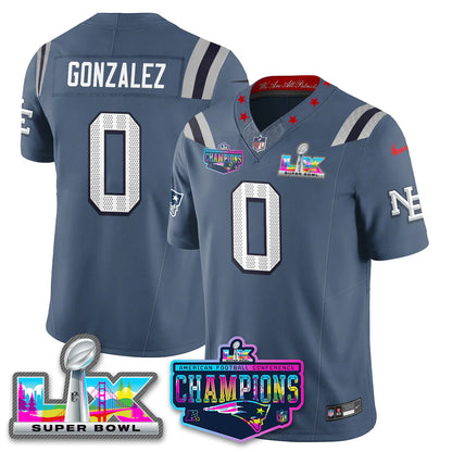 NE 2025 AFC Champions Vapor Limited Jersey V2 - All Stitched
