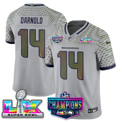 Women's SEA 2025 Vapor Limited Jersey - NFC Champions Limited Patch - All Stitched