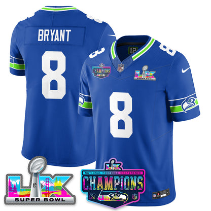 SEA 2025 Vapor Limited Jersey - NFC Champions Limited Patch - All Stitched