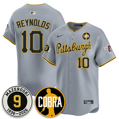 PIT Memories Vapor Limited Jersey - Bill Mazeroski Patch - All Stitched