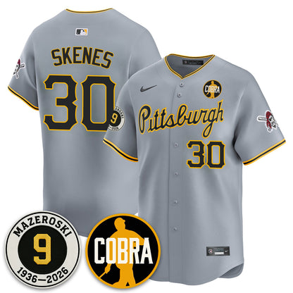 PIT Memories Vapor Limited Jersey - Bill Mazeroski Patch - All Stitched