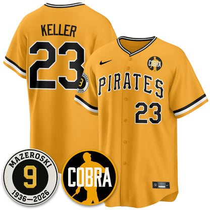 PIT Memories Vapor Limited Jersey - Bill Mazeroski Patch - All Stitched