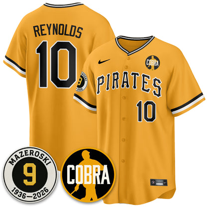 PIT Memories Vapor Limited Jersey - Bill Mazeroski Patch - All Stitched