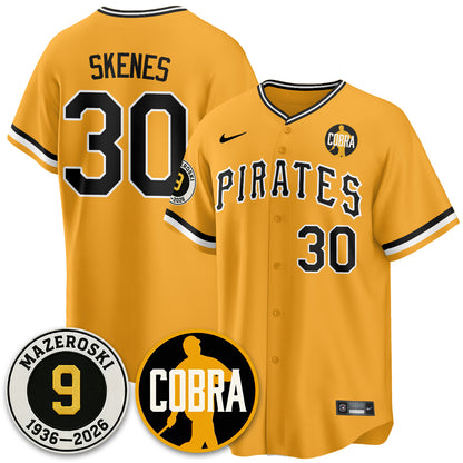 PIT Memories Vapor Limited Jersey - Bill Mazeroski Patch - All Stitched