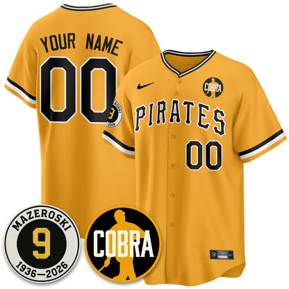 PIT Memories Vapor Limited Jersey - Bill Mazeroski Patch - All Stitched