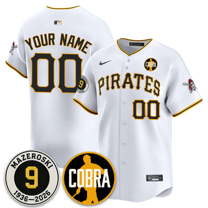 PIT Memories Vapor Limited Jersey - Bill Mazeroski Patch - All Stitched