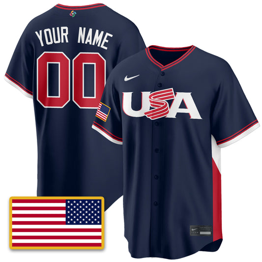 USA Baseball 2026 World Baseball Classic Limited Custom Jersey - All Stitched