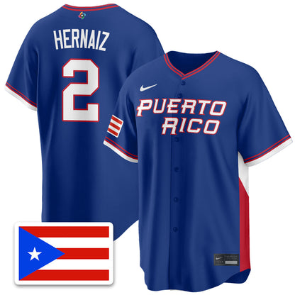 Puerto Rico Baseball 2026 World Baseball Classic Limited Jersey - All Stitched