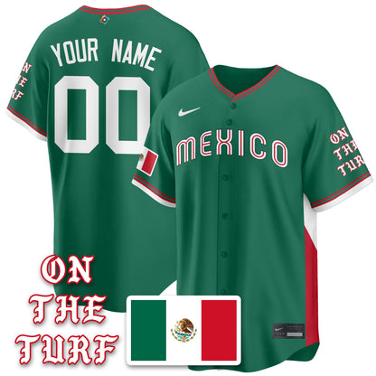 Custom Mexico Baseball x Born x Raised 2026 World Baseball Classic Limited Jersey - All Stitched