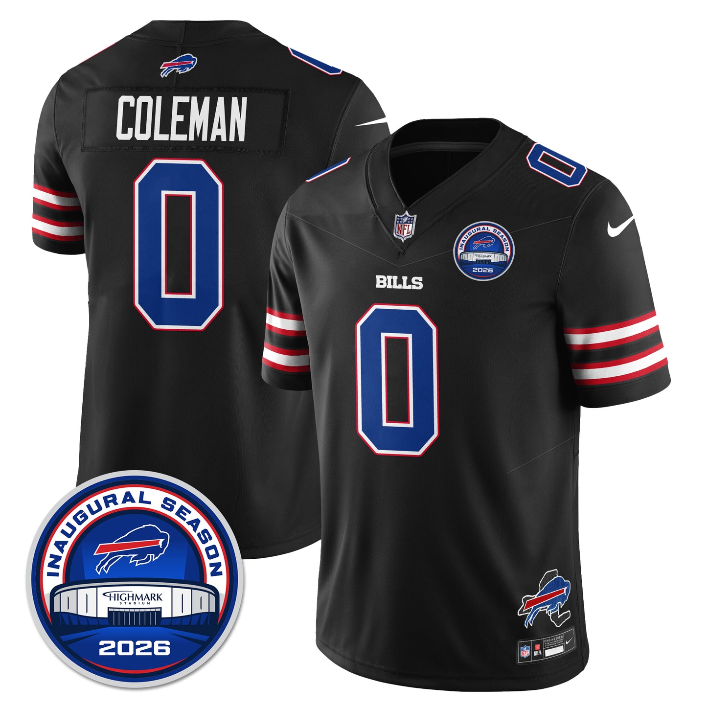 BUF 2026 Inaugural Season Patch Vapor Limited Jersey - All Stitched